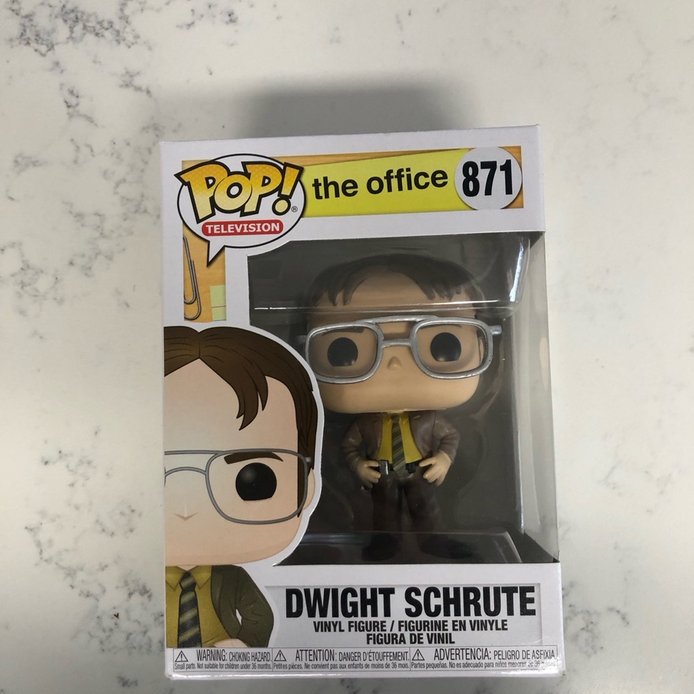 NWT Funko Pop Dwight Schrute Never Opened The Office